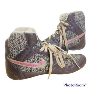 Nike Womens 8 Greco Supreme Wrestling Brown Sneakers Shoes Vtg FLAWS 316553-291